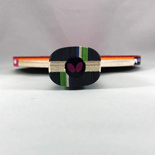 Butterfly RDJ CS1 Chinese Penhold Table Tennis Racket - Good Spin. Better Speed. Even Better Control. - RDJ Series - Recommended for Beginning Level Players, Red and Black - Image 4