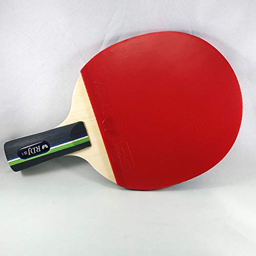 Butterfly RDJ CS1 Chinese Penhold Table Tennis Racket - Good Spin. Better Speed. Even Better Control. - RDJ Series - Recommended for Beginning Level Players, Red and Black - Image 2