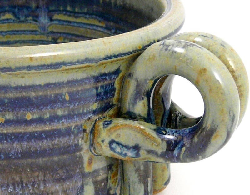 Modern Artisans American Made Stoneware Bistro Bowl for Soup Chili Rice or Pasta Set of 2 16oz French Blue - Image 4