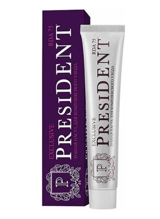 President Exclusive Toothpaste 75ml – Premium Care and Complete Protection for a Bright, Healthy Smile - pzsku/ZBDEE4A64BCE131906337Z/45/_/1724622507/78fd4fbd-cd9e-4c75-9e93-5a539ead83af