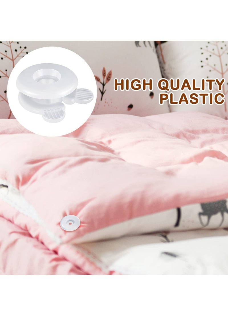 KASTWAVE Duvet Comforter Clips, Plastic Quilt Clip Prevent Displacement, Quilt Cover Corner Clip Fastener for Duvet Sheet Blankets 12 Pcs  - Image 2