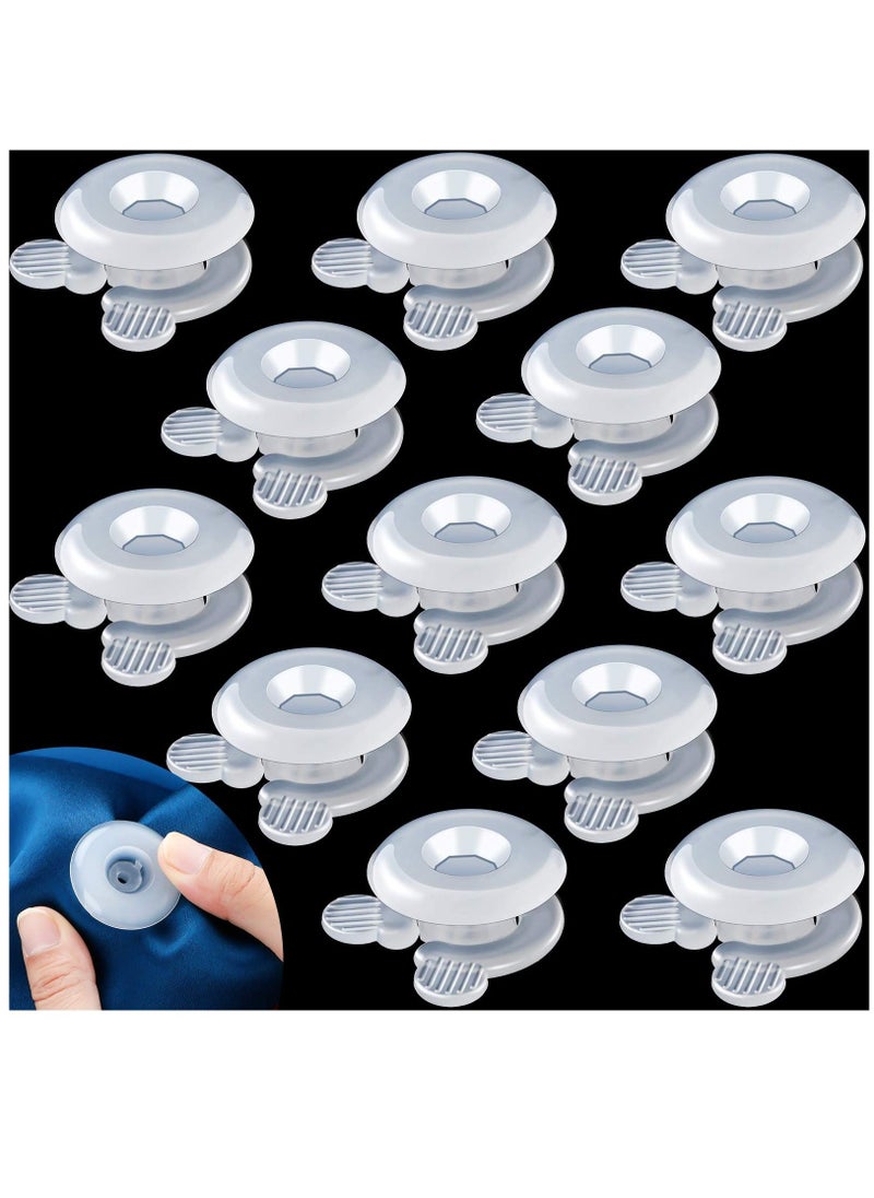 KASTWAVE Duvet Comforter Clips, Plastic Quilt Clip Prevent Displacement, Quilt Cover Corner Clip Fastener for Duvet Sheet Blankets 12 Pcs  - Image 1