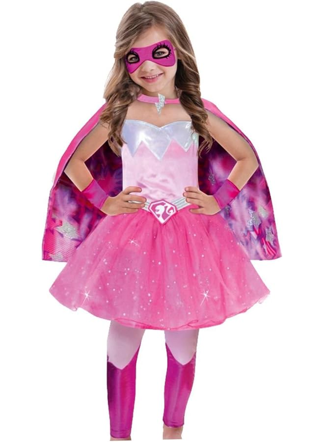 Amscan Barbie Super Power Princess Costume To Fit 3 5 Years ‎Multi Color 999339