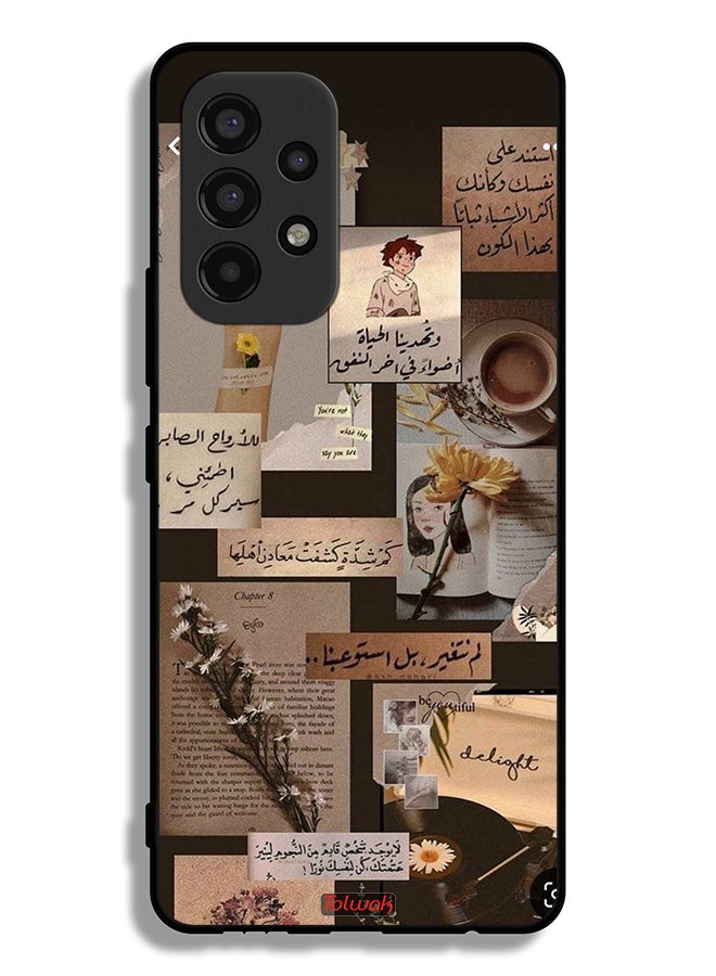 Tolwak Samsung Galaxy A53 5G Protective Case Cover Arabic Quotes Vintage - Image 1