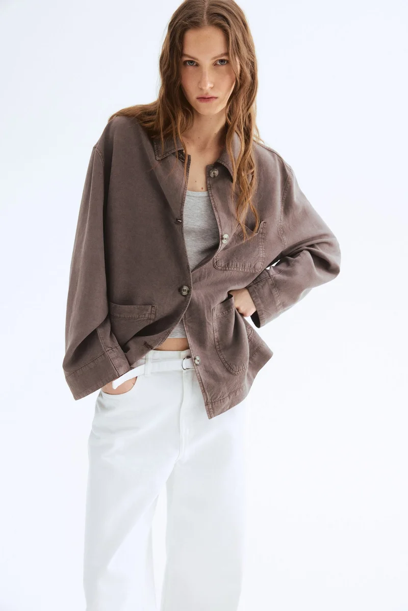 اتش اند ام جاكيت من مزيج اللايوسل