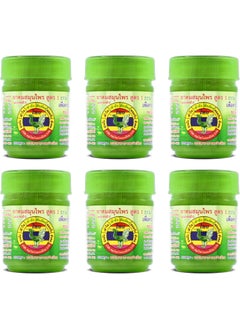 HONG THAI New Herbal Inhaler Formula 1 Green Pack of 6 