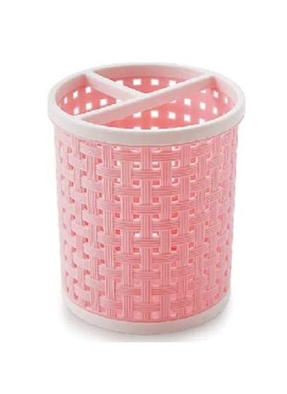 Pass Pass pass pass Plastic Storage Basket Box 3 Sections Compact Basket for KitchenBathroomsOffice Multi Purpose  - Image 1