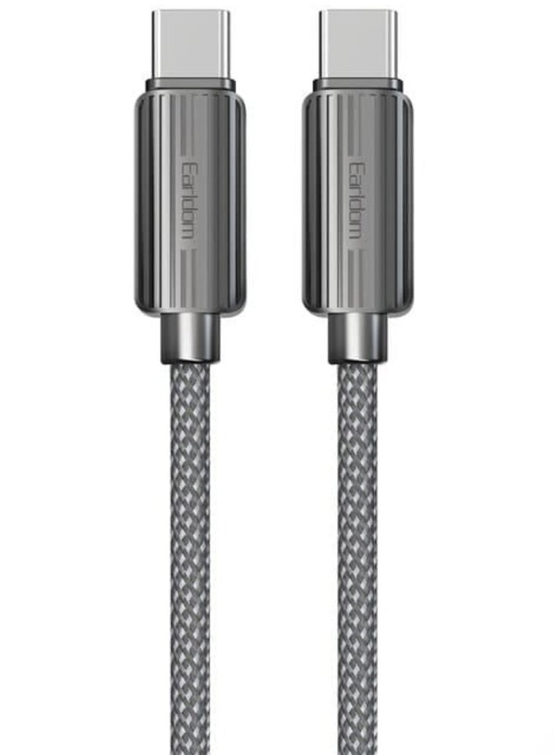 Earldom EC-194 60W Type-C to Type-C Cable, 3 Meters - Fast Charging and Data Transfer - Image 1