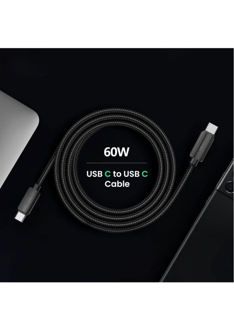 Earldom EC-194 60W Type-C to Type-C Cable, 3 Meters - Fast Charging and Data Transfer - Image 3