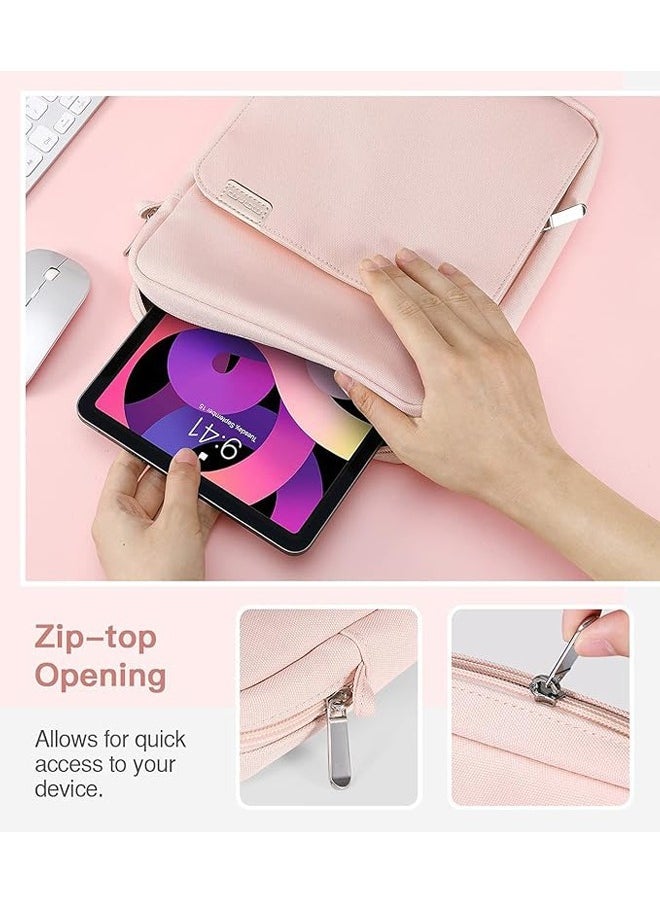 Arabest 9-11 Inch Tablet Sleeve Bag, Fits for iPad air 5 10.9 2022, iPad Pro 11 M2 2022-2018, iPad 10th 10.9, Air 4 10.9, Tab S8 2022, Handle Carrying Case with Shoulder Strap, Grey  - Image 3