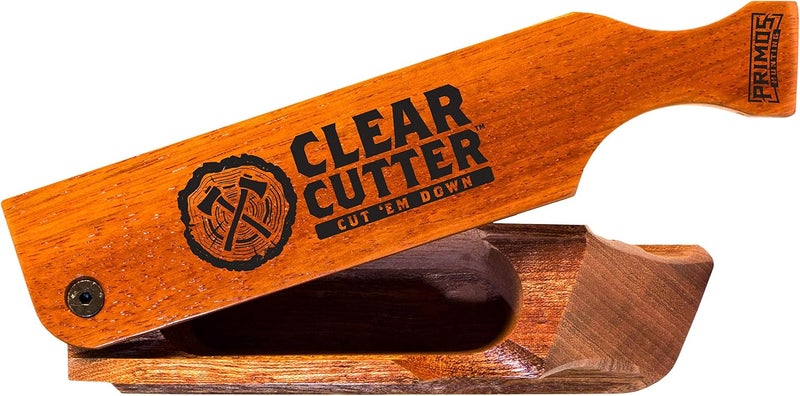 PRIMOS Hunting Clear Cutter, Wood Grain Turkey Box Call, Multicolor, Standard Size for Effective Calling - Image 1