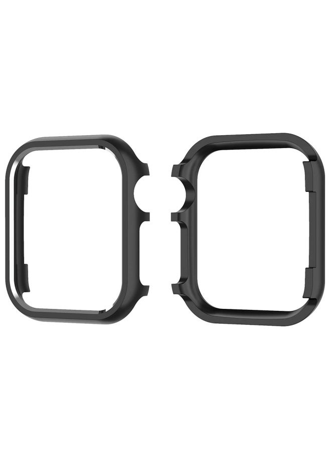 Suitable For Apple Watch Protective Case Aluminum Alloy Frame High-gloss Case Iwatch7456 Generation Metal Protective Case-Color:Silver-Exterior Dimension:42mm - Image 5