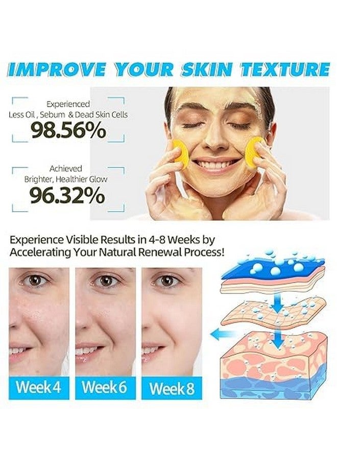 Veemok Turmeric & Kojic Acid Face Cleansing Pads - Dark Spot Remover, Skin Brightening & Exfoliating | With Vitamin C, Retinol & Chamomile | Acne Control for All Skin Types (60 Pads) - Image 4