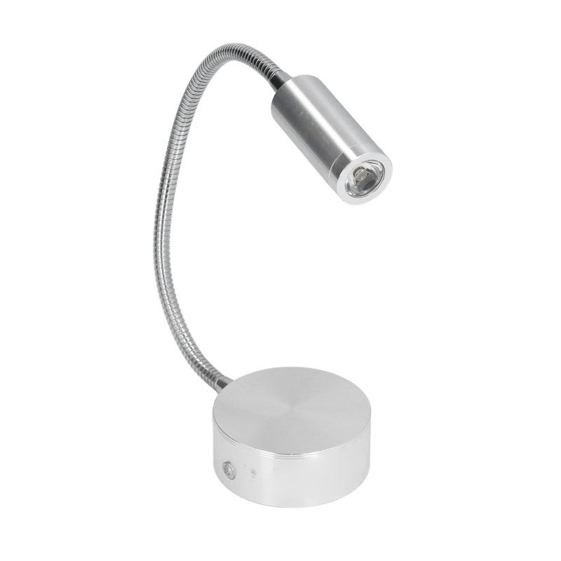 LED Spotlight: Aluminum Shell 360° Adjustable Gooseneck Light - 85‑265V Wide Voltage 4000K Neutral Light for Indoor Office Bedroom Desk Wall Use - Image 1