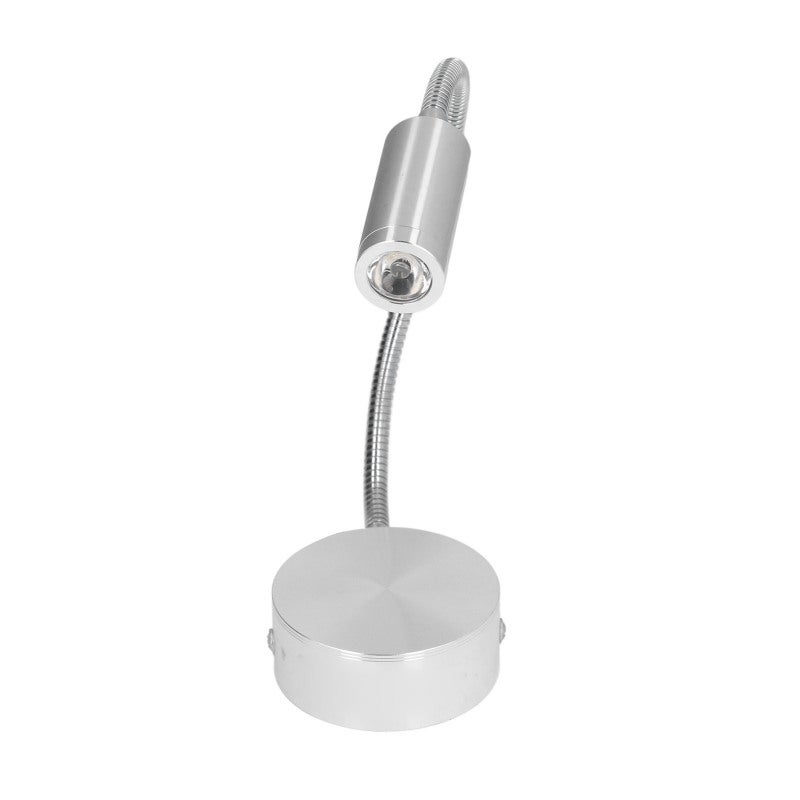 LED Spotlight: Aluminum Shell 360° Adjustable Gooseneck Light - 85‑265V Wide Voltage 4000K Neutral Light for Indoor Office Bedroom Desk Wall Use - Image 3