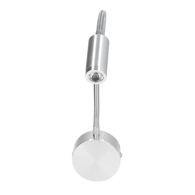 LED Spotlight: Aluminum Shell 360° Adjustable Gooseneck Light - 85‑265V Wide Voltage 4000K Neutral Light for Indoor Office Bedroom Desk Wall Use - Image 2