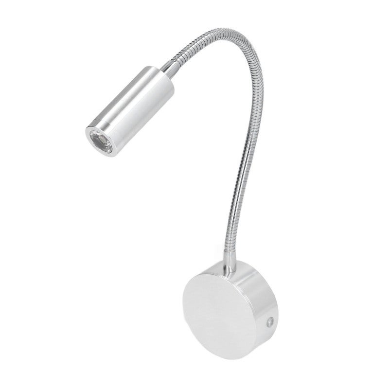 LED Spotlight: Aluminum Shell 360° Adjustable Gooseneck Light - 85‑265V Wide Voltage 4000K Neutral Light for Indoor Office Bedroom Desk Wall Use - Image 4