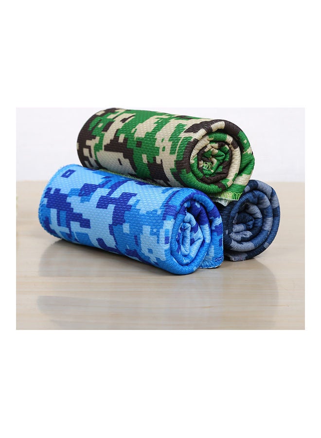 NIBEMINENT Fashion Camouflage Summer Outdoor Fitness Gym Cool Towel 20 x 10 20cm - Image 3