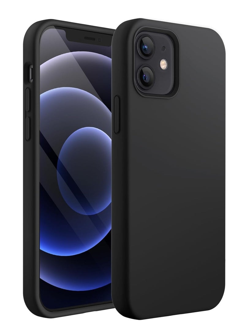 Apple Blossoms Protective Silicone Case Cover For Apple iPhone 12 Pro Black - Image 1