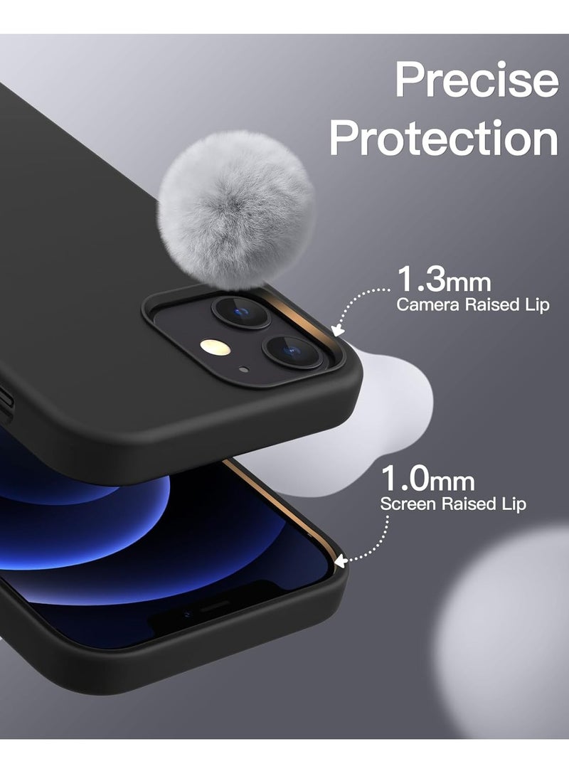 Apple Blossoms Protective Silicone Case Cover For Apple iPhone 12 Pro Black - Image 3