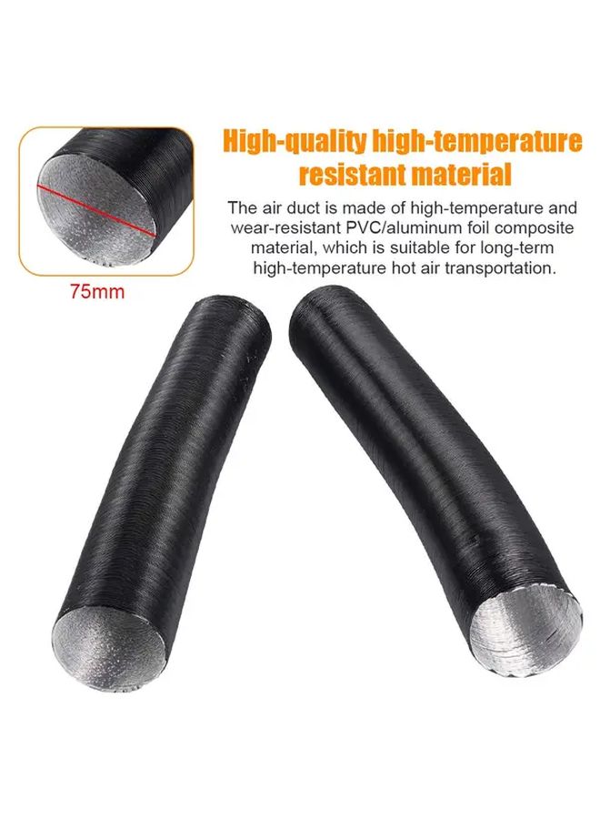 75Mm T Type Air Diesel Heater Ventilation System With 2 Outlets 2 Ducts - Image 5