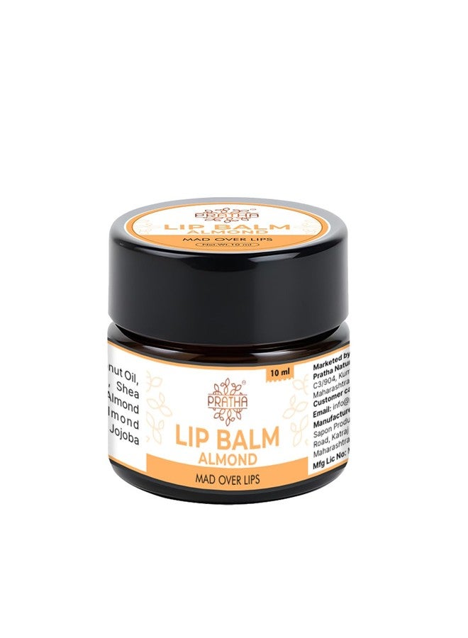 Pratha Naturals Lip Care Almonds Lip Balm Ultimate Softness and Nourishes Lip Gloss with Goodness of Almond Oil - Image 1