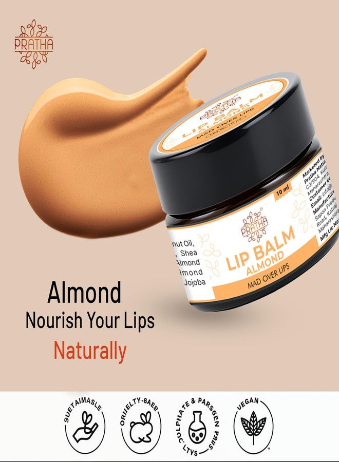 Pratha Naturals Lip Care Almonds Lip Balm Ultimate Softness and Nourishes Lip Gloss with Goodness of Almond Oil - Image 4