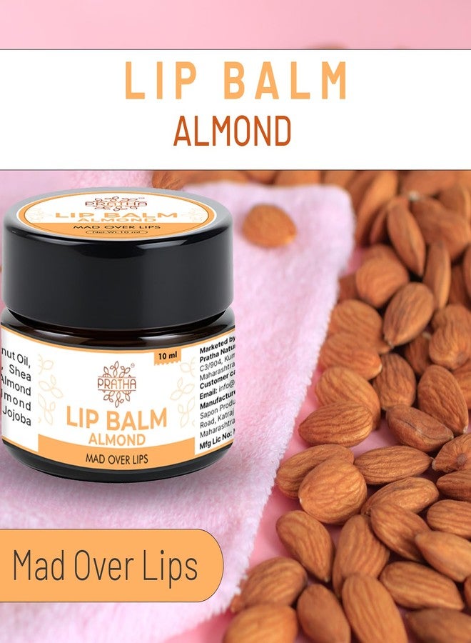 Pratha Naturals Lip Care Almonds Lip Balm Ultimate Softness and Nourishes Lip Gloss with Goodness of Almond Oil - Image 2