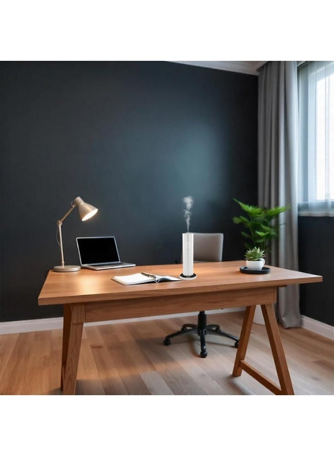 Scenta Flora Scentora Essential Oil Diffuser for Bedrooms, Offices and Meeting Rooms | Up to 300 m³ Coverage Compact | Mobile App Programmable with 130 ml Capacity (Silver) - Image 2