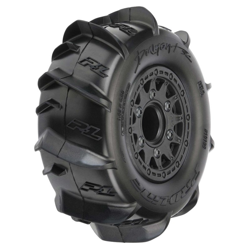 ProLine Racing Dumont Paddle SC 2230 MTD Raid Blk FR PRO1018510 RC Tire - Image 2
