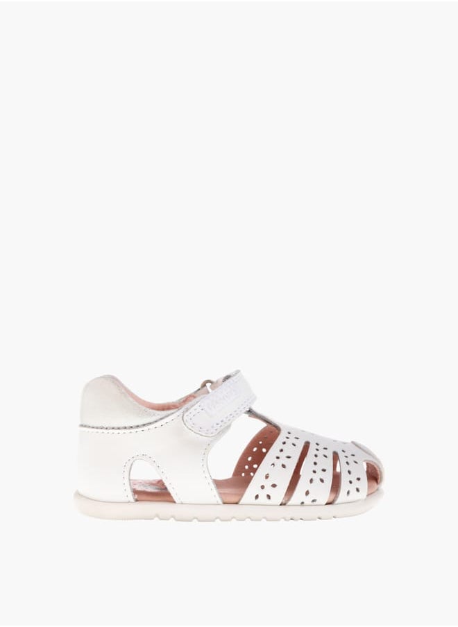 Pablosky Girls Strap Sandals With Hook And Loop Closure  - Image 1