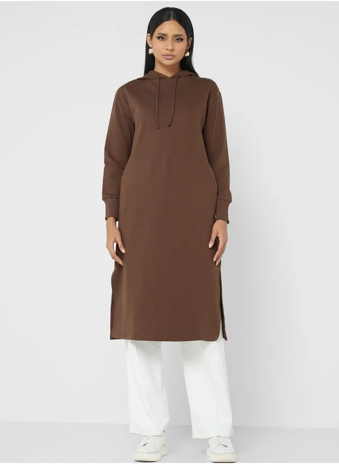 Refka by modanisa Hoodie Detail Tunic