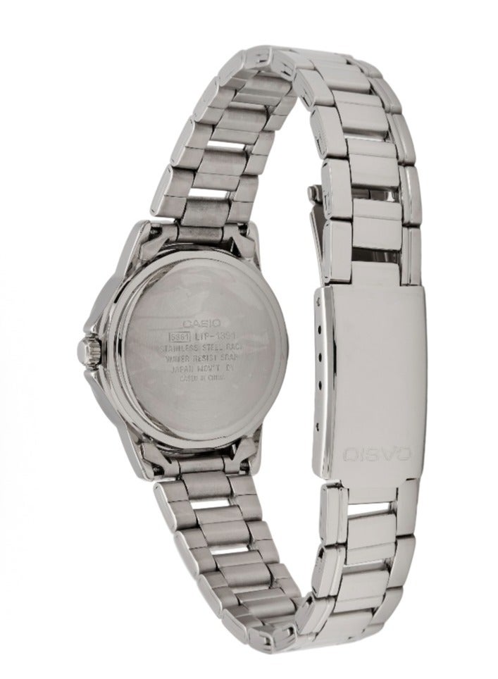CASIO Casio STANDARD series leisure waterproof business Shi Ying movement stainless steel strap Japanese and Korean women's watch silver dial. - Image 4