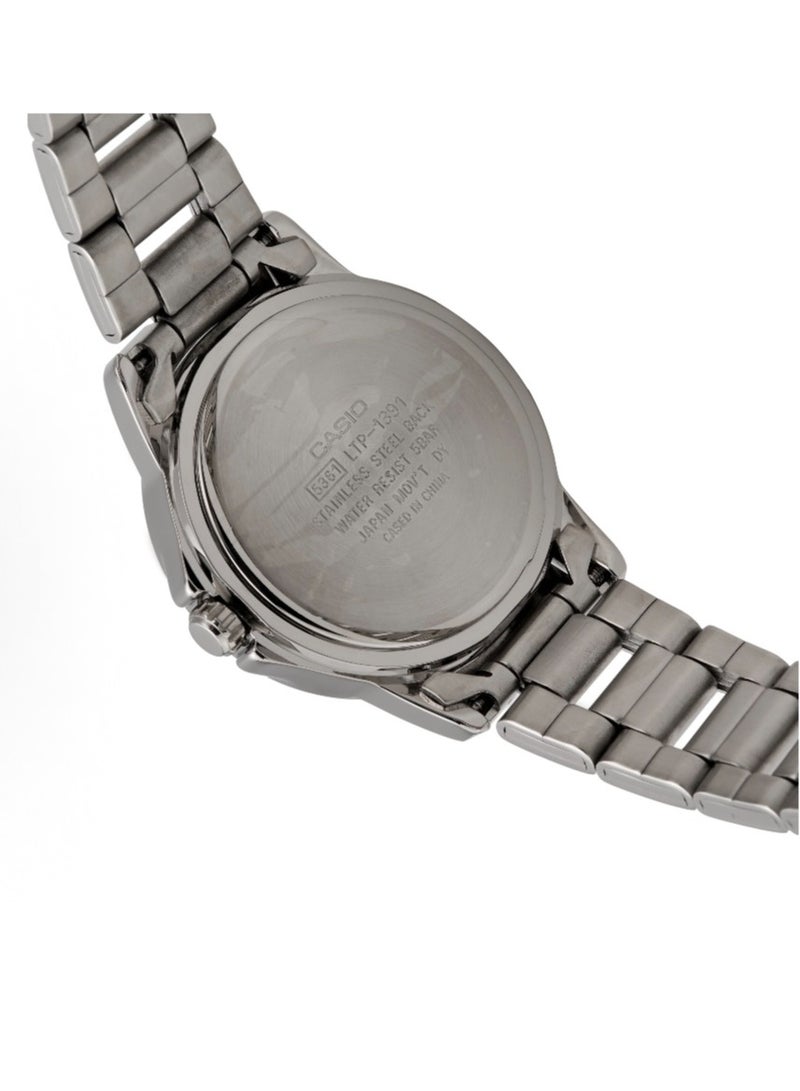 CASIO Casio STANDARD series leisure waterproof business Shi Ying movement stainless steel strap Japanese and Korean women's watch silver dial. - Image 5