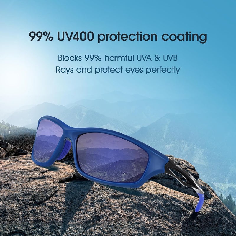Duduma Polarized Sports Sunglasses for Men Women Running Cycling Fishing Golf Driving Shades Sun Glasses Tr90 - Image 2