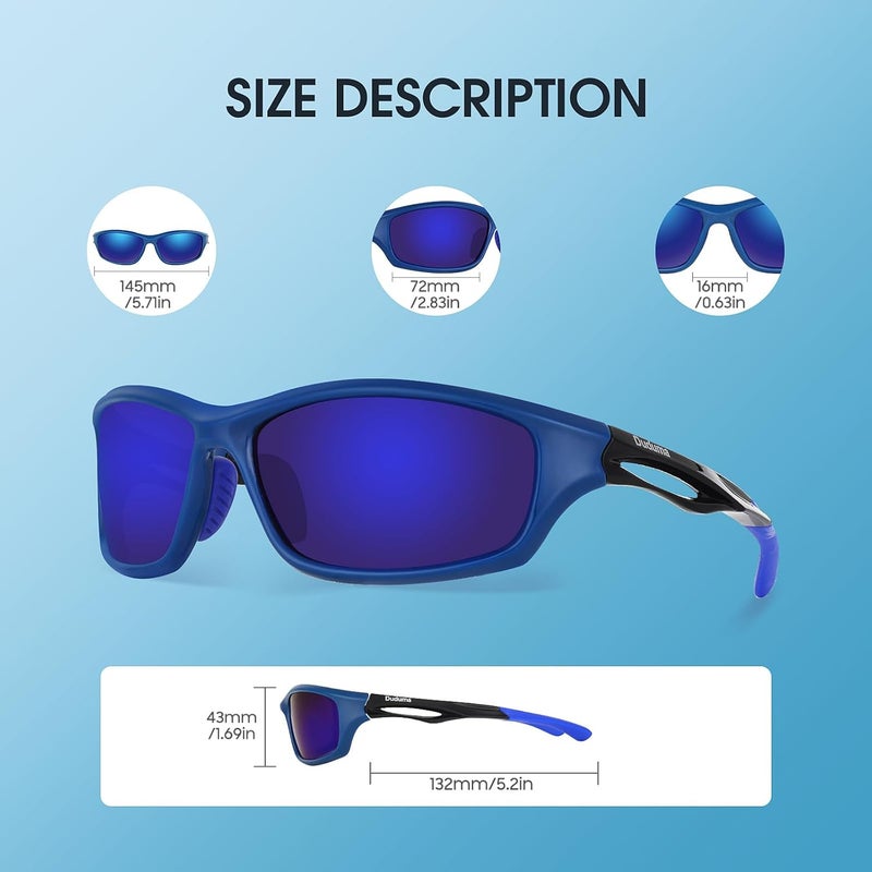 Duduma Polarized Sports Sunglasses for Men Women Running Cycling Fishing Golf Driving Shades Sun Glasses Tr90 - Image 4