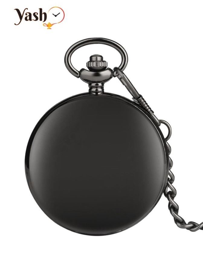 ياش ريترو ستايل أنا أحبك ساعة جيب كوارتز للزوج والزوجة أمي أبي ابن ابنة المعلم مع سلسلة وتغليف ياش - Image 4