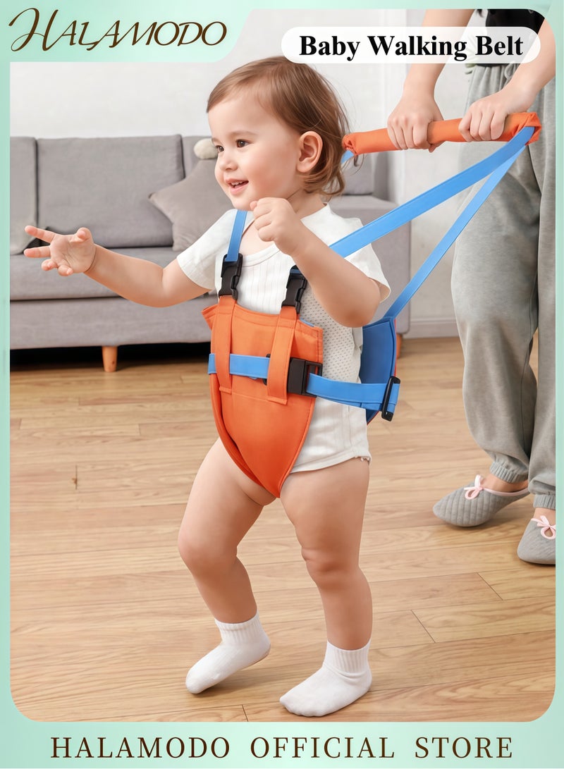 Halamodo Lightweight Moon-Shaped Walking Assistant Carrier Baby Walking Safety Aid Adjustable Toddler Step Assist Strap Anti-Lost Child Safety Harness - Image 1