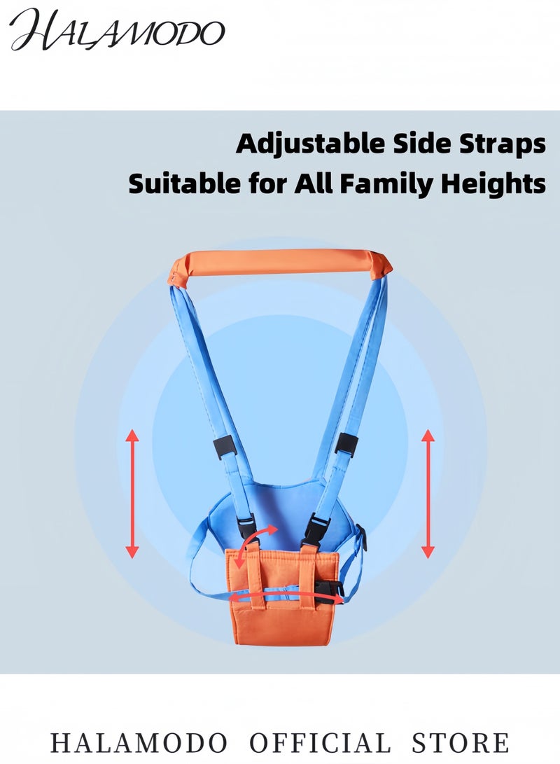 Halamodo Lightweight Moon-Shaped Walking Assistant Carrier Baby Walking Safety Aid Adjustable Toddler Step Assist Strap Anti-Lost Child Safety Harness - Image 4