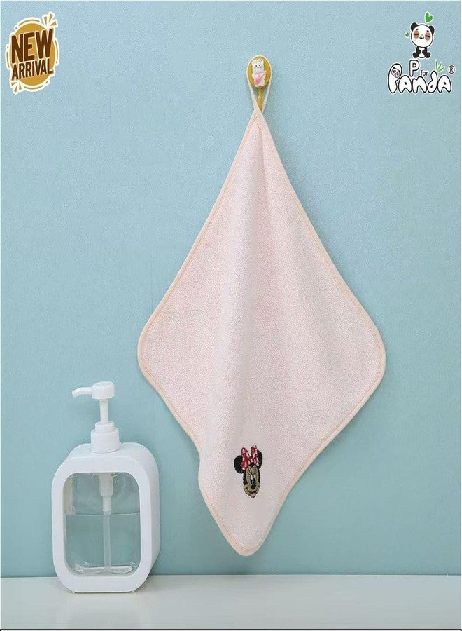 TENIYU Baby Washcloths Ultra Soft Cotton Face Hanky & Towels with Cute Animal Embroidery, Gentle for Newborns & Toddlers,30x30 cm (Multicolor)(Pack of 6) (Baby Napkin 7732) - Image 4