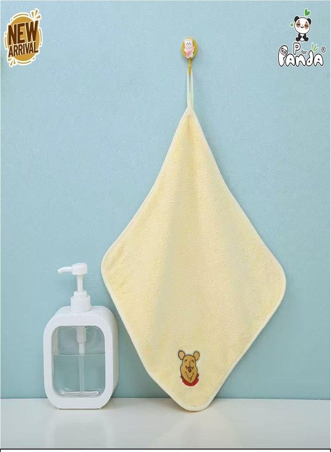 TENIYU Baby Washcloths Ultra Soft Cotton Face Hanky & Towels with Cute Animal Embroidery, Gentle for Newborns & Toddlers,30x30 cm (Multicolor)(Pack of 6) (Baby Napkin 7732) - Image 3