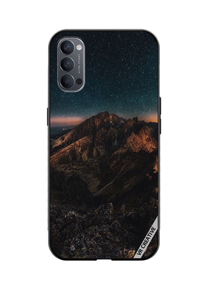 VR CREATIVE Protective Case Cover For Oppo Reno4 Pro 5G Starry Design Multicolour - Image 1