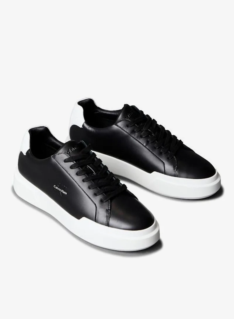 Calvin Klein Jeans Leather Durable Traction NYC Trainers