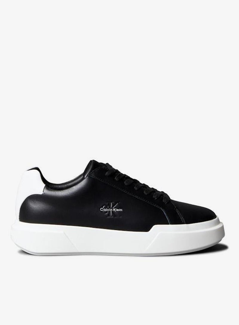Calvin Klein Jeans Leather Durable Traction NYC Trainers - Image 1