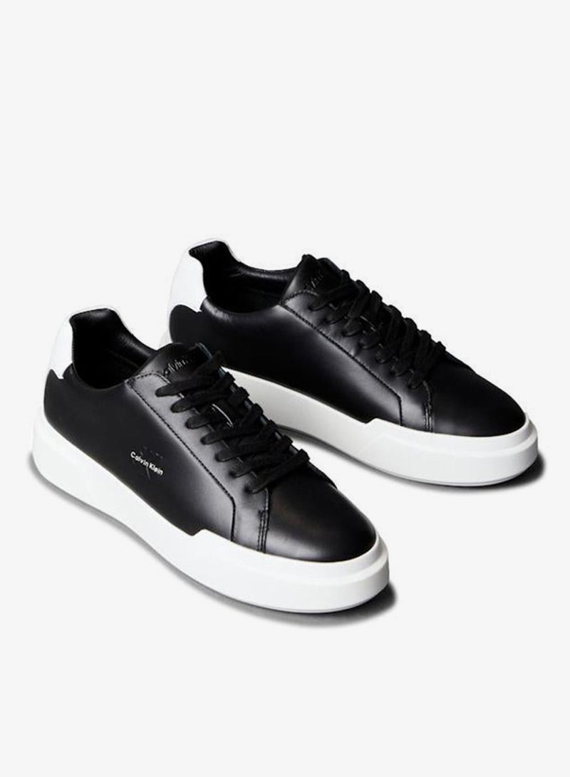 Calvin Klein Jeans Leather Durable Traction NYC Trainers - Image 3