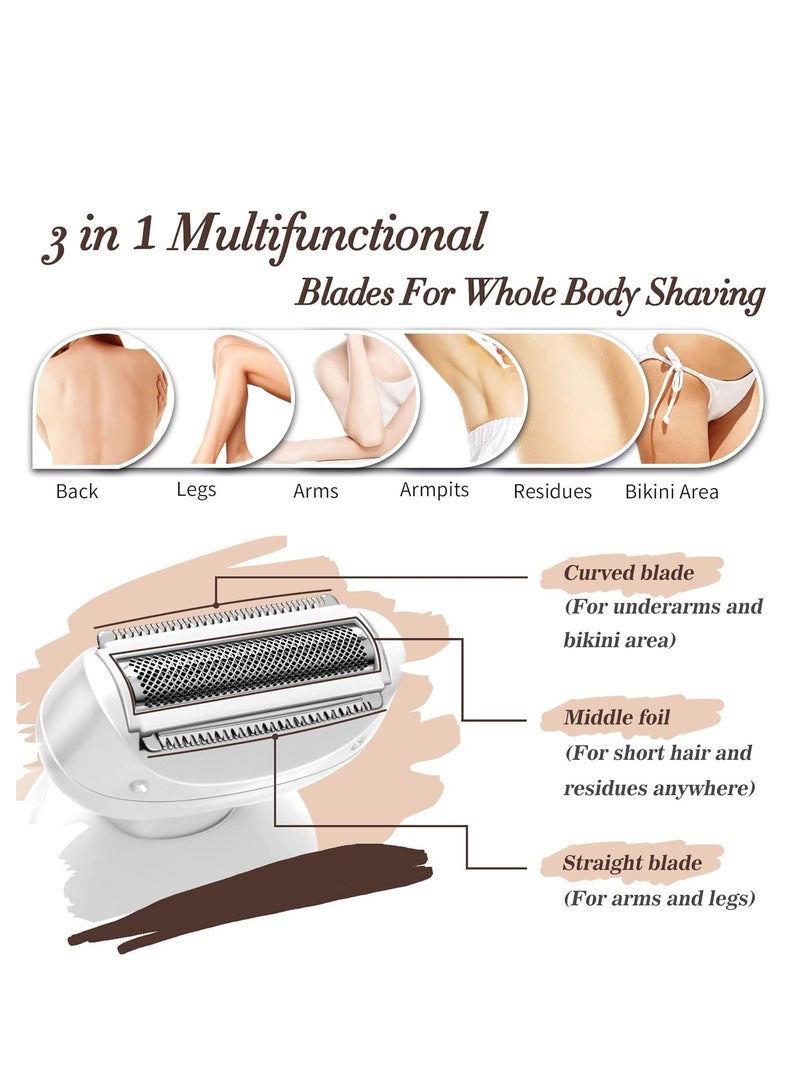 general Electric Razor for Men Shaver Mens for Shaving with Pop-up Trimmer Electric Rotary Shavers for Men Wet & Dry Cordless Waterproof USB Rechargeable - Image 4