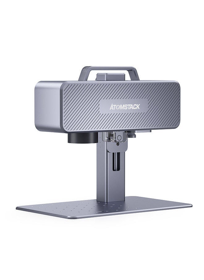 ATOMSTACK - M4 Laser Engraver Marking Machine 2W Laser Power Industrial Desktop Handheld 2 IN 1 Engraver 70x70mm Engraving Area with Rotating Optical Len Support Cylinder Metal Aluminum Iron Zinc - Image 1