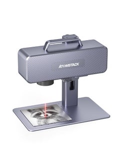 M4 Laser Engraver Marking Machine 2W Laser Power Industrial Desktop Handheld 2 IN 1 Engraver 70x70mm Engraving Area with Rotating Optical Len Support Cylinder Metal Aluminum Iron Zinc
