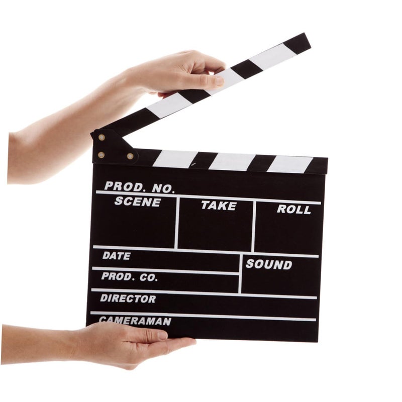 4 Pcs Wooden Clapboard Scene Board Memo Board for Film Making Photography Props Directors Movie Party - Image 5