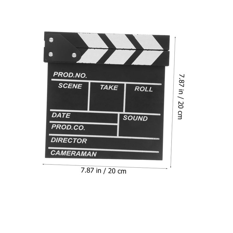 4 Pcs Wooden Clapboard Scene Board Memo Board for Film Making Photography Props Directors Movie Party - Image 3